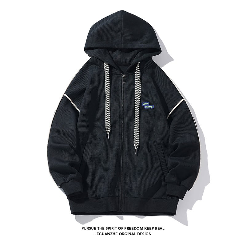 [BIGEMAN Series] ★Jacket★ Outerwear 2color Unisex Men's Large Size Hooded Parka Black Gray