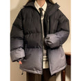 Load image into Gallery viewer, [GEBOXUAN Series] ★Coat with cotton insert★ 2color outer winter coat gradation unisex men's large size thick warm
