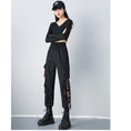 Load image into Gallery viewer, [AZE Series] ★Casual Pants★ Bottoms Black, Autumn clothes, easy to match, slimming, unique, fringe, cool
