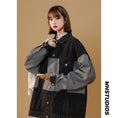 Load image into Gallery viewer, [CHAOMEICHEN Series] ★Jacket★ 2color outerwear unisex men's color scheme blue black blue black
