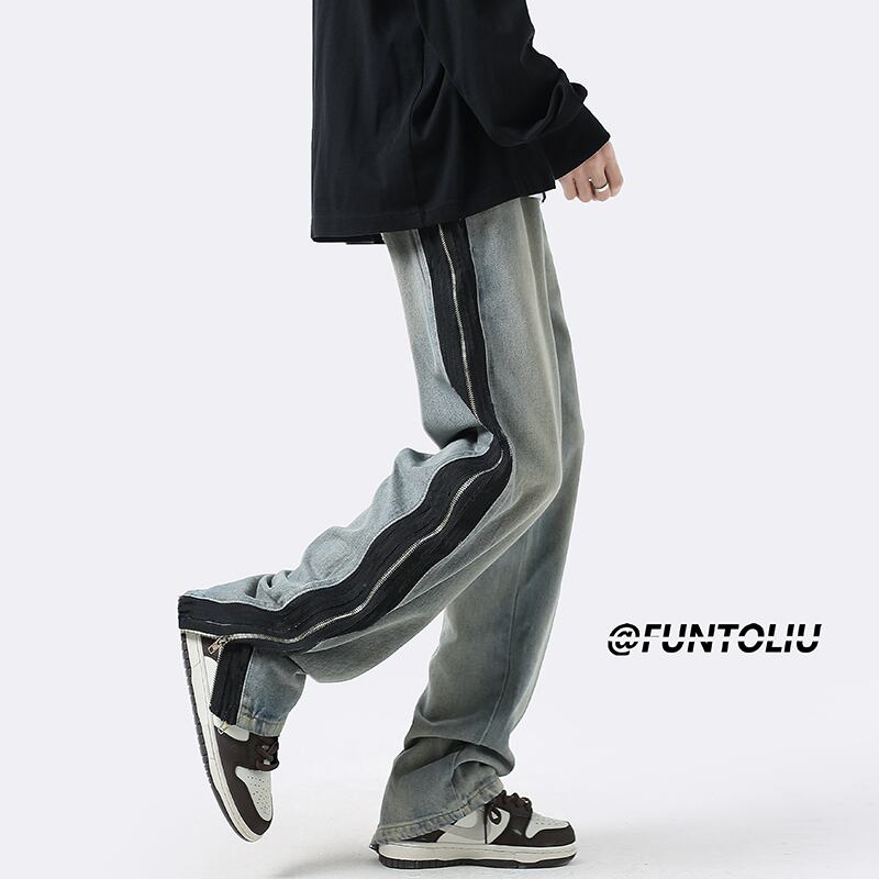 [Series]★Trousers★ Casual pants, denim pants, bottoms, unisex, men's, color scheme ML XL 2XL