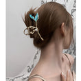 Load image into Gallery viewer, [KANSAI Series] ★Hair Ornament★ 2color Hair Clip Accessory Silver Gold Popular Trend Fashionable Shiny Women Present Adults
