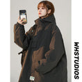 Load image into Gallery viewer, [Morimoto Series] ★Winter Coat★ 2color Thick Warm Unisex Men's Cold Protection Simple Casual Dark Gray Black
