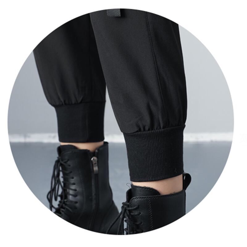 [AZE Series]★Casual pants★ 2color bottoms Black Autumn clothes Easy to match Color scheme Unique