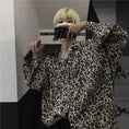 Load image into Gallery viewer, [Mapogo Series] ★Retro Shirt★ Leopard Print Tops Harajuku Style Fashion Easy to Match Couple Clothes
