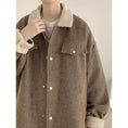 Load image into Gallery viewer, [Tiaota Series]★Jacket★ 2color Outerwear Unisex Men's Large Size Black Brown
