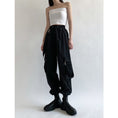 Load image into Gallery viewer, [JIAYI Series] ★Casual Pants★ Bottoms Pants Ladies Stylish Slimming Easy to Match Black
