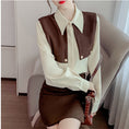 Load image into Gallery viewer, [Kaederin Series]★Shirt★ 3color Tops Ladies Temperament Enhancement Fashion Fake Layered
