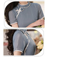 Load image into Gallery viewer, [RUYUN Series]★Cheongsam dress★ 2color Chinese style dress Elegant Temperament enhancement Large size
