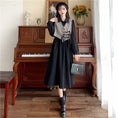 Load image into Gallery viewer, [JIGUJIGU series] ★Chinese style setup★ Large size black brown dress vest
