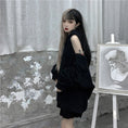 Load image into Gallery viewer, [Miyakoya Series] ★Parker★ Tops Sexy Women's Fashion Easy to Match Black Black Harajuku Style
