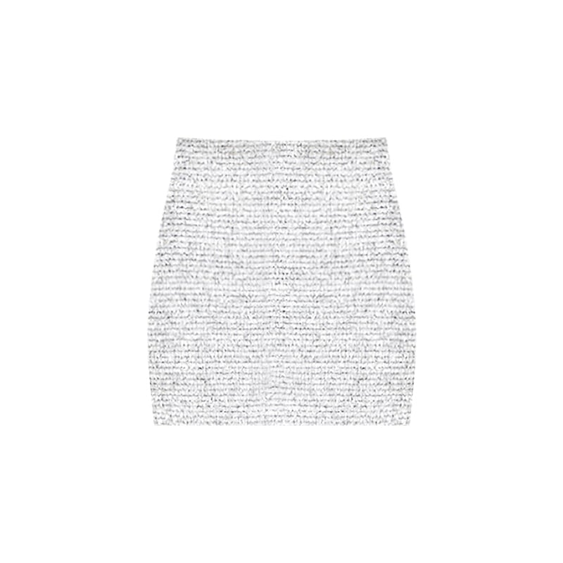 [NANA Series] ★Mini Skirt★ Bottoms Sexy Cute Silver Silver Ladies SML Slimming