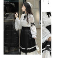 Load image into Gallery viewer, [Cloud Chigetsu---Moonlight Series] ★China style setup★ 4-piece set, long sleeve shirt + windshield skirt, coming-of-age ceremony, everyday wear, cute
