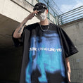 Gallery viewerに画像を読み込む, 【DISHENHUシリーズ】★Tシャツ★ トップス 2color 男女兼用 メンズ 原宿風 個性的 黒 白 カジュアル おしゃれ
