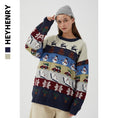 Load image into Gallery viewer, [HeyHenry Series]★Sweater★ 2color Christmas New Year Red Green Blue Deer Pattern Autumn/Winter Men's Couple Clothes Unisex
