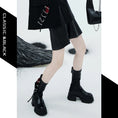 Load image into Gallery viewer, [chicsky---Kurono Series]★Shoes★Boots 35 36 37 38 39 Shoes Rose Chain Black Black Cute
