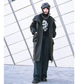 Load image into Gallery viewer, [Ancient Monster House---Kinryu Series] ★China style coat★ Cotton coat, thick, warm, winter clothes, long coat, black, black
