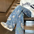 Load image into Gallery viewer, [CHAOMEICHEN Series] ★Casual Pants★ Denim Pants Bottoms Trousers Unisex Men's Blue Blue
