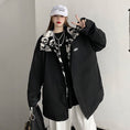 Load image into Gallery viewer, [MGJM Series] Double-sided outer coat, panda, loose, winter clothes, winter coat, black, black, fashion
