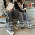 Load image into Gallery viewer, [MINGJUE Series]★Denim pants★ 2color bottoms unisex men's alphabet large size
