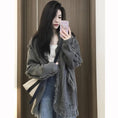 Load image into Gallery viewer, [SUFEI Series]★Cardigan★ Sweater Irregular Retro Gray Gray Casual Easy to Match
