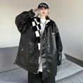 Load image into Gallery viewer, [MGJM Series] ★Outerwear that can be worn on both sides★ Coat Plaid Winter Clothes Winter Coat Black Black Fashion
