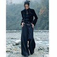 Load image into Gallery viewer, [Daiseiryusu Series]★China style trousers★Bottoms with belt Gaucho pants Retro casual pants
