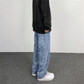 Load image into Gallery viewer, [MGJM Series]★Denim Pants★ Bottoms Unisex Men's Trousers Blue Blue Print Easy to Match
