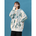 Load image into Gallery viewer, [Ushiomiomi Series]★Sweater★ 3color knit tops Unisex Men's Floral pattern Fashion Easy to match
