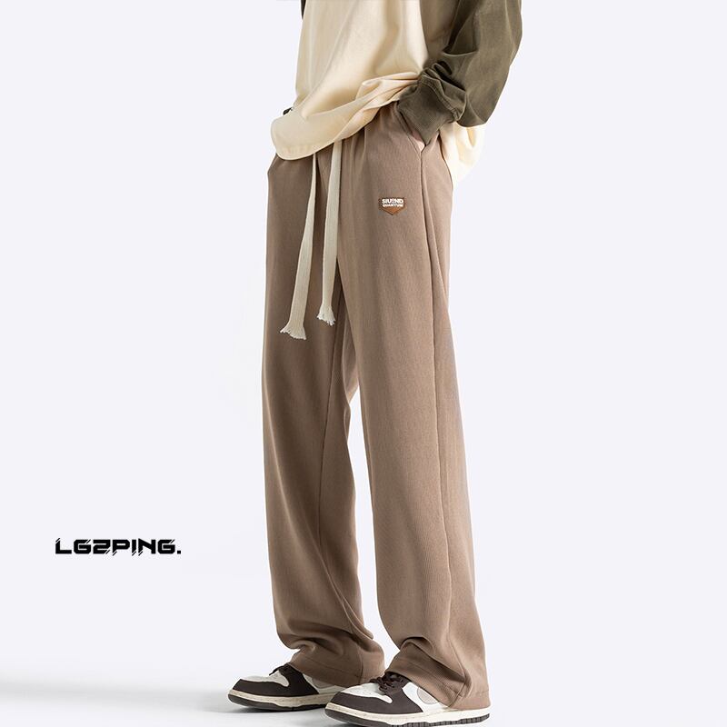 [BIGEMAN Series]★Casual Pants★ 3color Bottoms Pants Men's Large Size Beige Black Brown