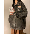 Load image into Gallery viewer, [SENSU Series]★Jacket★ Outer Denim Jacket 2color Unisex Men's Light Blue Black
