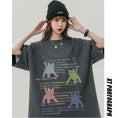 Gallery viewerに画像を読み込む, 【SENSUシリーズ】★Tシャツ★ 4color トップス 猫 ねこ ネコ プリント 男女兼用 メンズ 夏服 半袖Tシャツ
