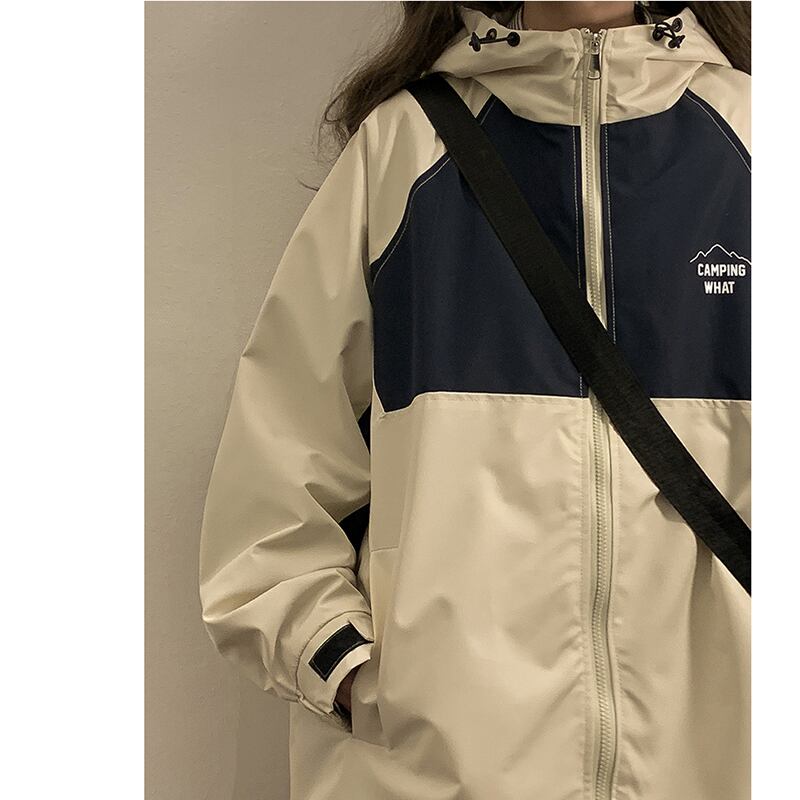 [SENSU Series]★Jacket★ 3color outerwear unisex men's color scheme beige green navy casual