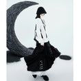 Load image into Gallery viewer, [Chicsky---Kurono Series]★Skirt★ Irregular bottoms Black Easy to match, slimming, original
