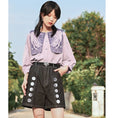 Load image into Gallery viewer, [Kokaisha---Moon phase series]★Denim pants★Shorts bottoms Black, black, retro, easy to match, slimming
