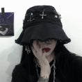 Load image into Gallery viewer, [Demon King Series] ★Decorative hat★ Cap Black Black Cute Easy to match Harajuku style Unique accessory
