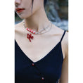 Load image into Gallery viewer, [Xiao Qing Long Shu Series] ★China style necklace★ China style accessories red red cute
