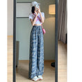 Load image into Gallery viewer, [FENGLIN Series] ★Casual Pants★ Bottoms Trousers Cool Blue Blue Slimming Hat Summer Clothes
