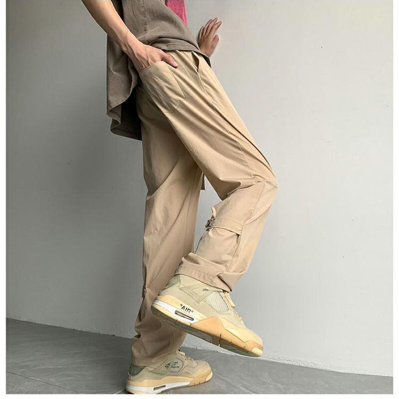 [BIGEMAN Series]★Casual Pants★ 2color Bottoms Pants Thin Men's Large Size Simple