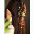 Load image into Gallery viewer, [Ma series] ★Chinese style hair ornament★ Old-fashioned Chinese clothing Improves temperament Fringe Bamboo Green Accessories Fringe
