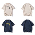 Load image into Gallery viewer, [BIGEMAN Series]★T-shirt★ Tops 2color Unisex Men's Large Size Navy Beige
