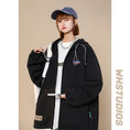 Load image into Gallery viewer, [SENSU Series]★Jacket★ 3color outerwear unisex men's hooded black white gray
