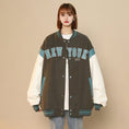 Load image into Gallery viewer, [LUONONG Series]★Jacket★ 3color Outerwear Stadium Jacket Unisex Men's Black Blue
