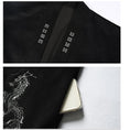 Load image into Gallery viewer, [Kokaisha---Hoshiyado Series] ★China style coat★ Rasha coat long coat embroidery original black black
