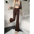 Load image into Gallery viewer, [KEKELI Series] ★Casual Pants★ 3color Bottoms Trousers Good slimming effect Easy to match Black Dark Gray Coffee color
