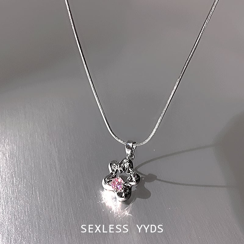 [yyds genderless series] ★Necklace★ Accessories, ladies, flowers, cute, improves temperament, dates, commuting