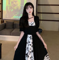 Load image into Gallery viewer, [PANGSAO Series] ★Long length dress★ Summer long length large size black black wedding date commuting
