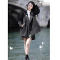 Load image into Gallery viewer, [Dust smoke cloud dream---Bamboo series] ★China style coat★ Lasha embroidery Chinese clothes, everyday wear, cute, easy to match, black, black
