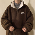 Load image into Gallery viewer, [V37 Series] ★Tops★ 3color Thick Warm Outerwear Stand Neck Unisex Men's Brown Black Beige
