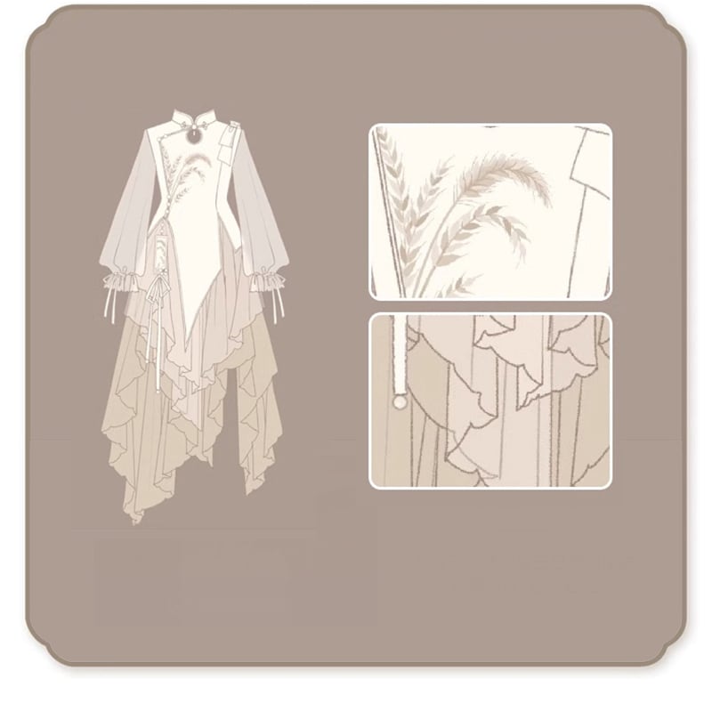 [Dust Smoke Cloud Dream Series]★Chinese style setup, single item order★ Tops or skirts, Chinese clothes, cute dress